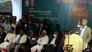 Osmani, Zia, Tajuddin not mentioned in golden jubilee celebration program : Fakhrul