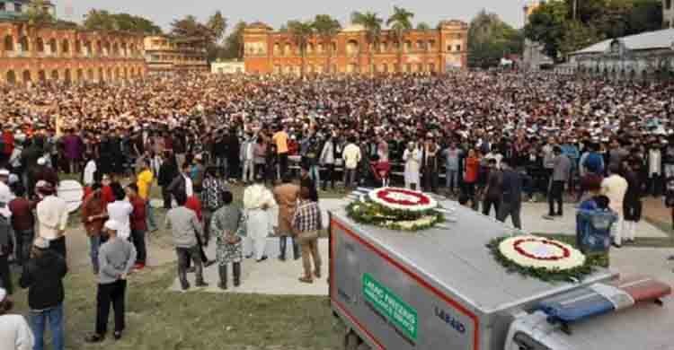 Joynal Hazari laid to eternal rest in Mujib Udyan