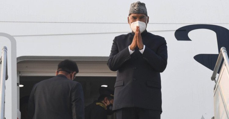 Indian President arrives in Dhaka