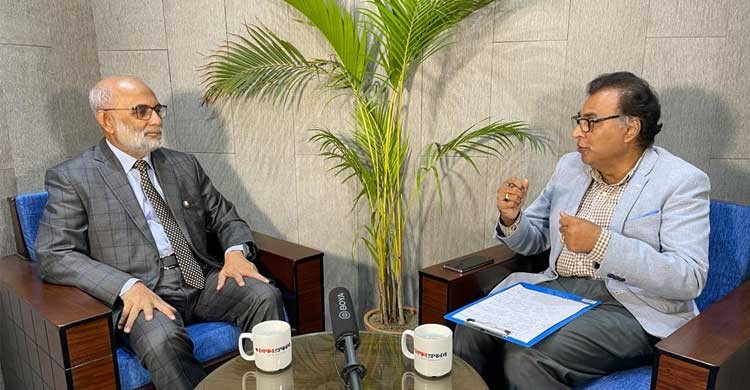 Minister SM Rezaul visits Dhaka Prokash office