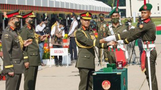 বাংলাদেশ মিলিটারি একাডেমিতে রাষ্ট্রপতি কুচকাওয়াজ অনুষ্ঠিত