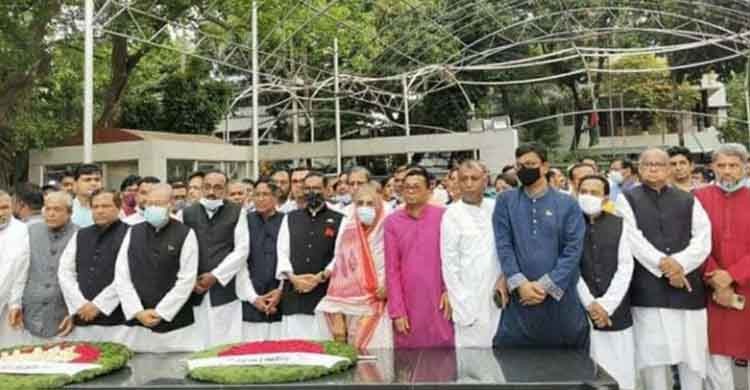 Awami League pays homage to Bangabandhu on Mujibnagar Day