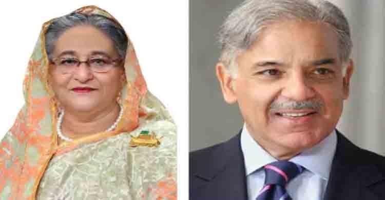 PM Hasina congratulates Shehbaz Sharif