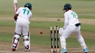 South Africa reach 314/8 amid Khaled's fiery bowling