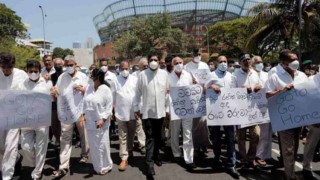 Four ministers sworn into Sri Lanka's new cabinet