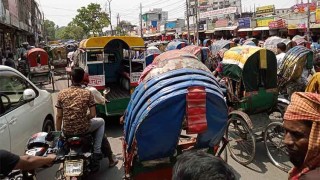 যানজটে অতিষ্ঠ রাজধানীবাসী