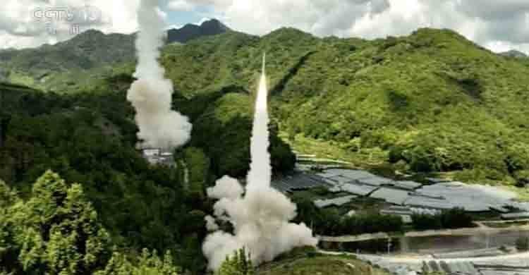 China conducts 'precision missile strikes' in Taiwan Strait