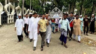 পুলিশ বিএনপি সংঘর্ষে নিহতের জানাজা সম্পন্ন