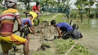 ফকিরহাটে ৮ বছর পরে দখলমুক্ত কাটাখালী খাল