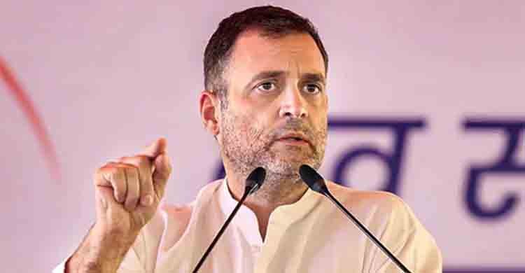 Indian Congress leader Rahul Gandhi detained