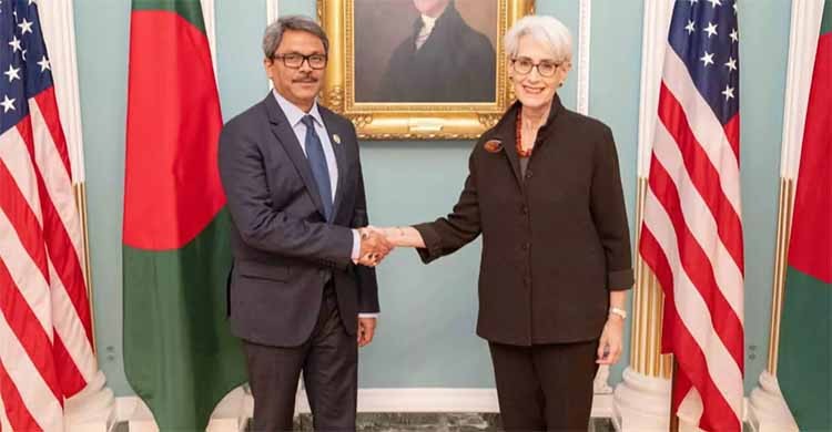 Shahriar, Sherman talk elections, safety and security of US embassy personnel