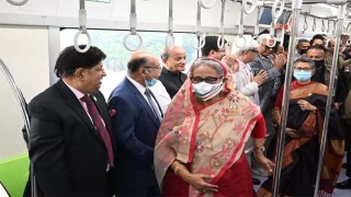 PM Hasina buys Dhaka's first metro rail ticket to become its first passenger