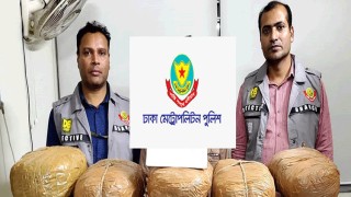 রাজধানীতে ৫০ কেজি গাঁজা ও ট্রাকসহ যুবক গ্রেপ্তার