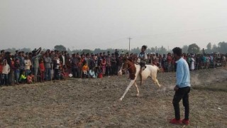 বিজয় দিবস উপলক্ষে ঘোড় দৌড় প্রতিযোগীতা