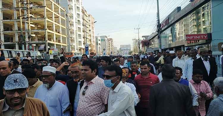 প্রধানমন্ত্রীর জনসভায় যোগ দিতে নেতা-কর্মীদের ঢল