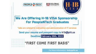 PeopleNTech Offering H1B VISA Sponsorship for Graduates