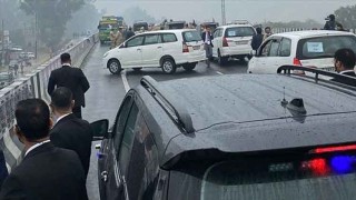 Modi stuck 20 minutes on Punjab road