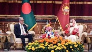 Hasina with AL delegation starts Presidential talks on EC formation