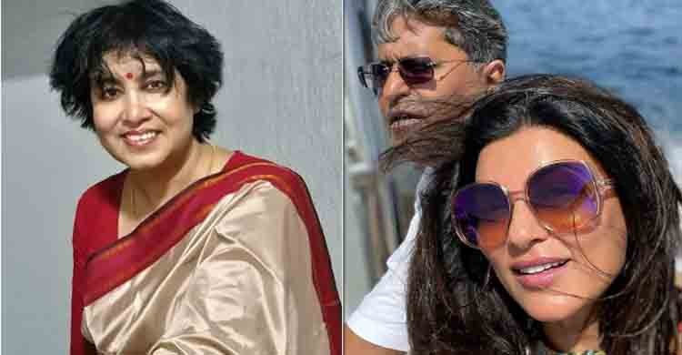 Taslima Nasrin questions Sushmita Sen's relationship with Lalit Modi