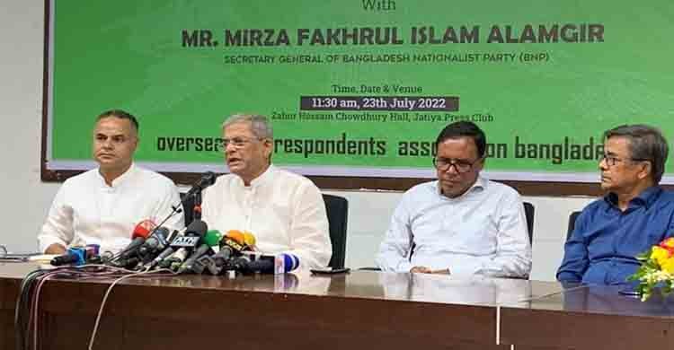 Fakhrul to AL: Accept election-time govt demand or face ouster