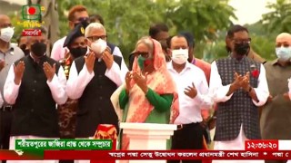 জাজিরায় দ্বিতীয় ম্যুরাল উদ্বোধন করলেন প্রধানমন্ত্রী