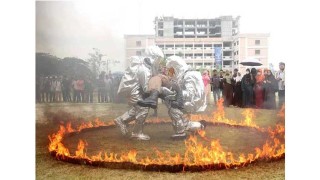 আগুন ও ভূমিকস্পে উদ্ধার মহড়া