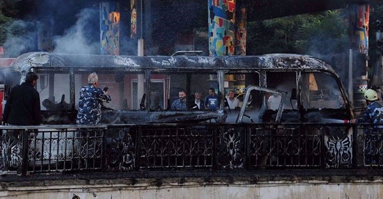 সিরিয়ায় বাসে হামলা, ৮ সেনাসহ নিহত ১৫