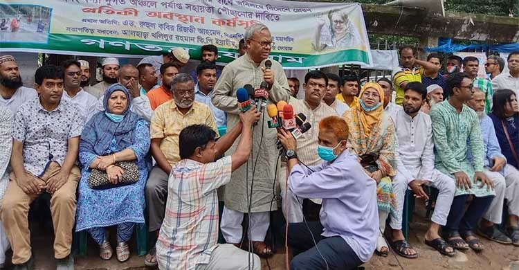 বন্যা পরিস্থিতির জন্য দায়ী প্রধানমন্ত্রী: রিজভী