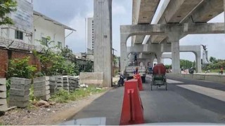 উত্তরা-আগারগাঁও সড়কে স্বস্তি ফিরবে এপ্রিলে