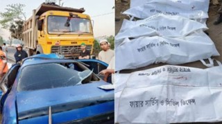 চট্টগ্রামে প্রাইভেটকার-ট্রাকের সংঘর্ষে নিহত ৪