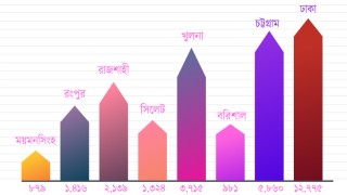 সর্বোচ্চ শনাক্ত-মৃত্যু ঢাকা জেলায়, সর্বনিম্ন বান্দরবানে