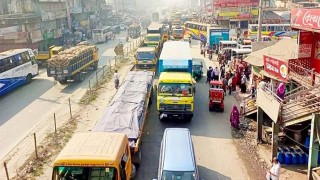 ঢাকা-বঙ্গবন্ধু সেতু মহাসড়কে ২০ কিলোমিটার যানজট