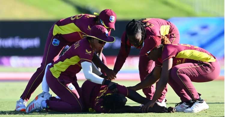 Bowler Connell collapses in West Indies WC win