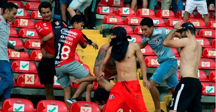 22 wounded in violence at Mexican football match