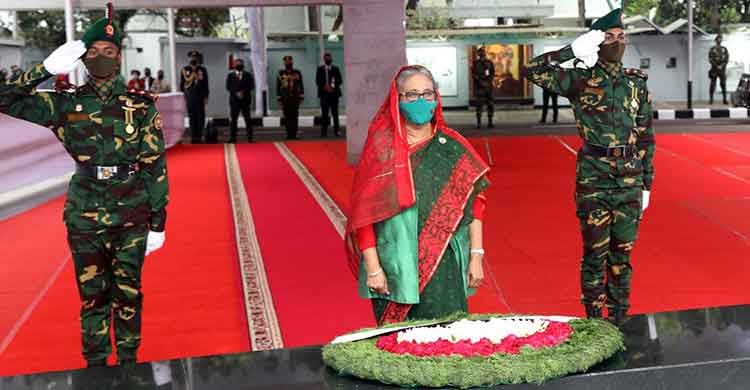 PM pays homage to Bangabandhu on Independence Day