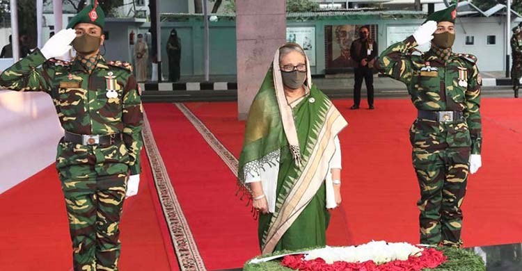 PM pays homage to Bangabandhu on historic March 7