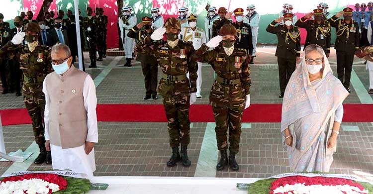 President, PM pay homage to Bangabandhu at Tungipara