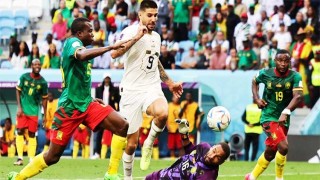 Cameroon fight back to draw World Cup thriller with Serbia