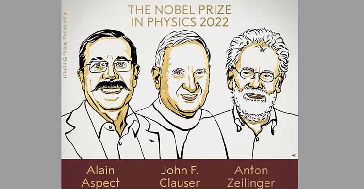 Trio win physics Nobel for quantum mechanics work