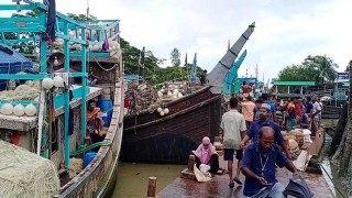 ইলিশ শিকারে নিষেধাজ্ঞা, ঘাটে ভিড়ছে ট্রলার