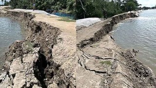 ভাঙন আতঙ্কে নির্ঘুম রাত কাটাচ্ছেন উপকূলের মানুষ