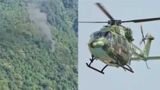 Indian Army chopper crashes near China border, 3 killed