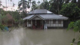 ঘূর্ণিঝড় সিত্রাংয়ের প্রভাবে ভোলার নিম্নাঞ্চল প্লাবিত