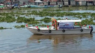 চাঁদপুর মা ইলিশ সংরক্ষণ অভিযানে নৌ র‌্যালী