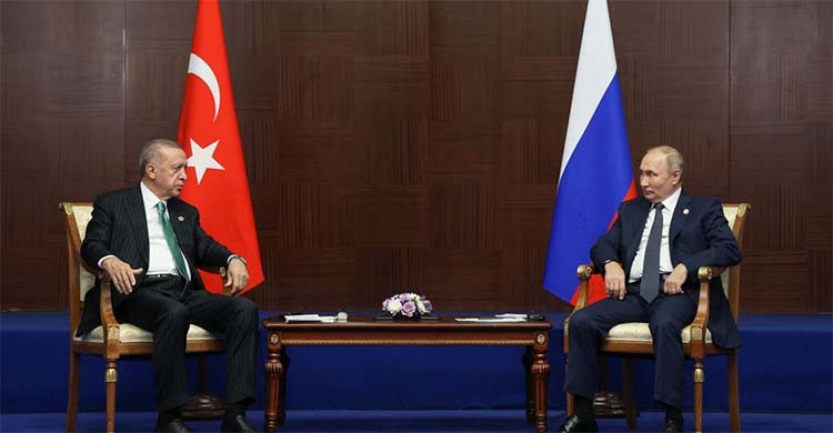 Putin tells Erdogan Russia could create 'gas hub' in Turkey