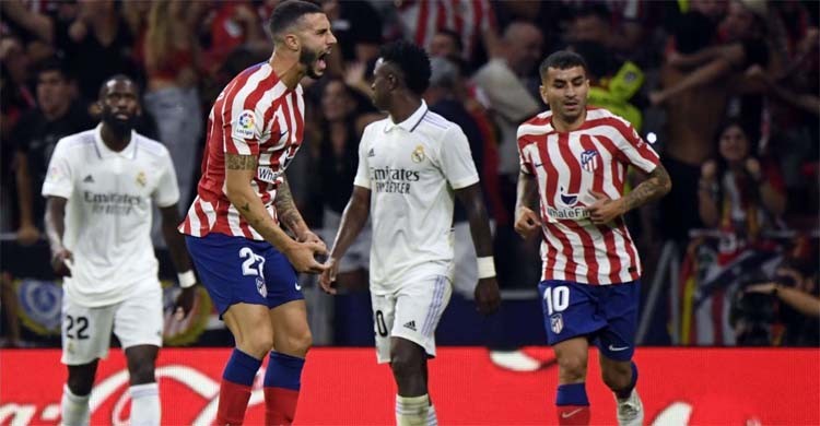 Real Madrid triumph at rivals Atletico in spiky derby