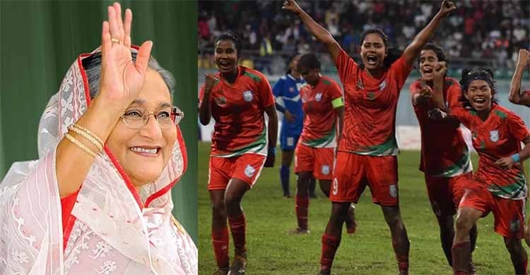 PM lauds Bangladesh team for winning SAFF Women's Championship