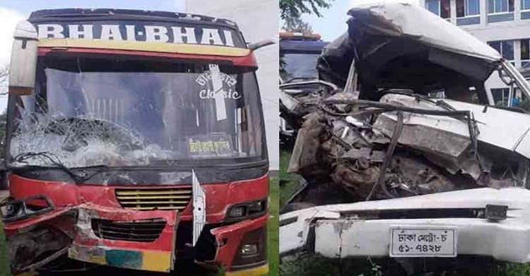 Newborn among 3 killed in bus-ambulance collision in Rangpur