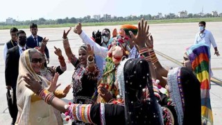 PM leaves for Dhaka