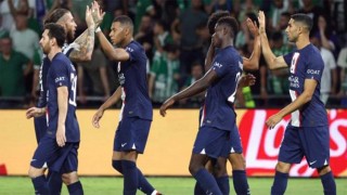 Front three all score as PSG fight back to beat Haifa